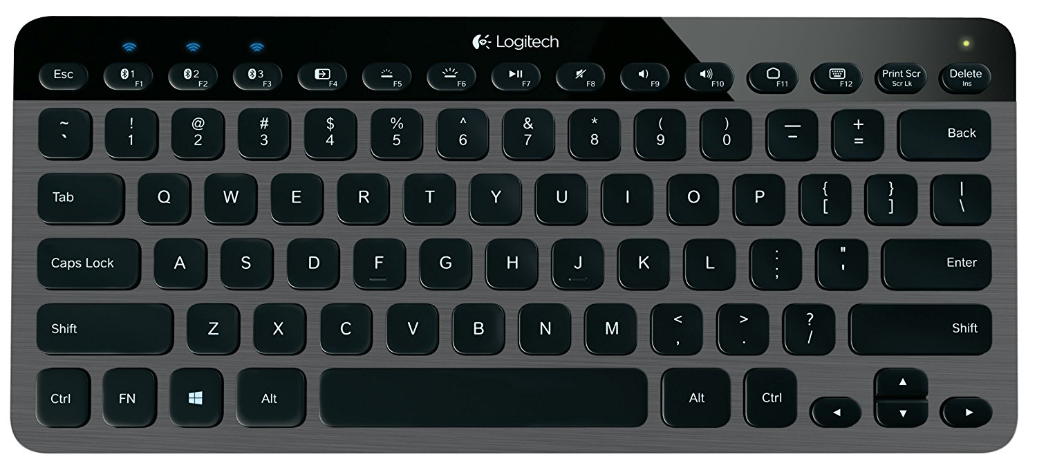 Logitech Bluetooth Illuminated Keyboard K810 PCs, Tablets, Smartphones MEA Cloud Computers