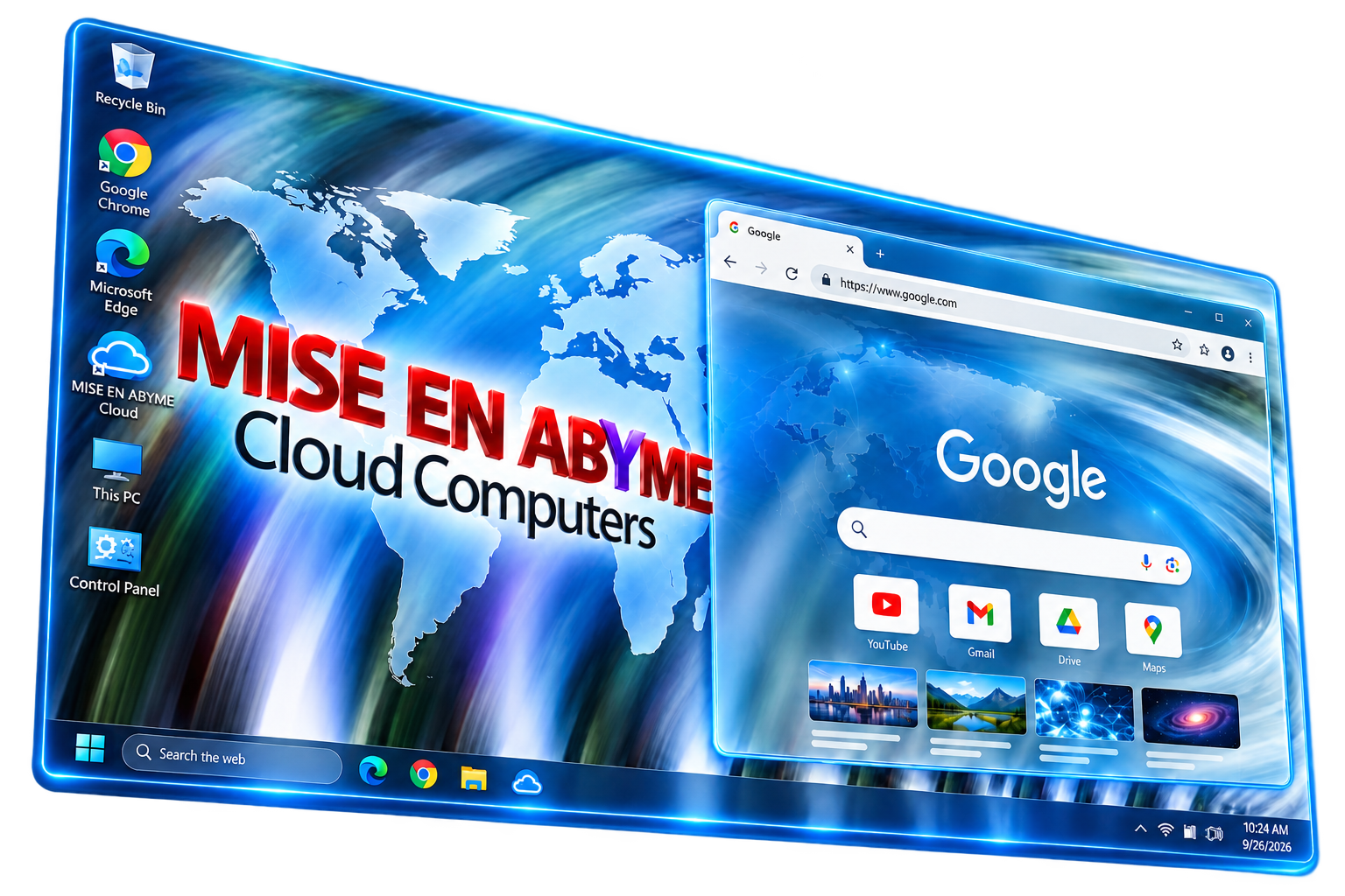 Mise En Abyme desktop interface